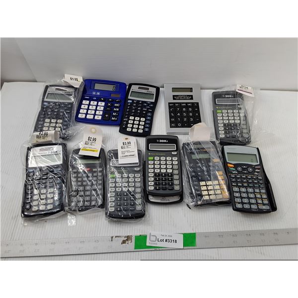(11) Calculators, Ten Power On
