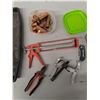 Image 3 : Caulking Gun, Copper Pipe Fittings, Gear Puller, Misc.