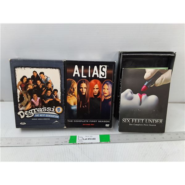 TV Series DVDs- Alias, Six Feet Under & Degrassi The Next Generation
