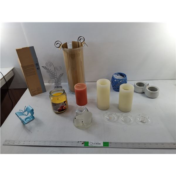 Mostly Party Lite Ornaments, Candles, Candleholders & Tote- PICK UP