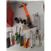 Image 2 : Mastercraft Metal Toolbox 21" x 9" x 9" & Contents, Cannot Ship