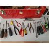 Image 3 : Mastercraft Metal Toolbox 21" x 9" x 9" & Contents, Cannot Ship