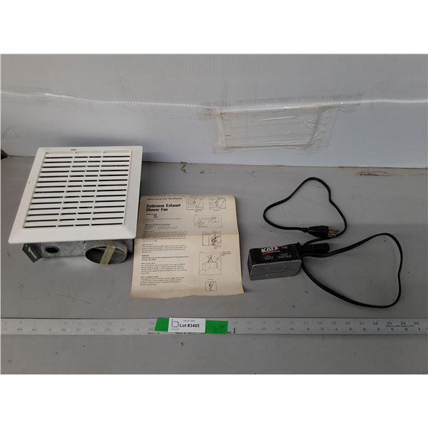 Engine Block Heater- Powers On & Bathroom Fan