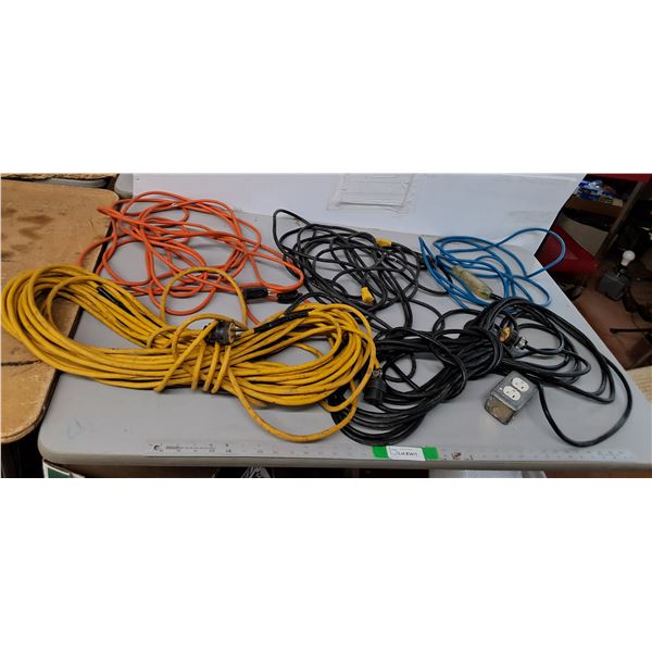(5) Extension Cords- Untested