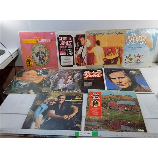 (10) Records- George Jones, Johnny Cash, The Muppet Movie, Misc.