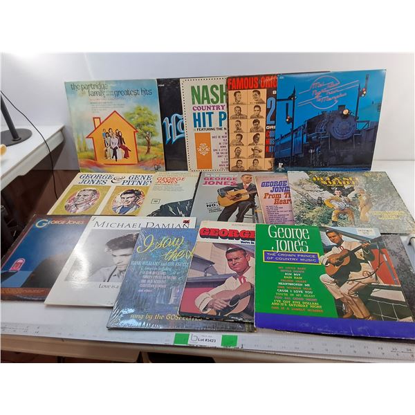 (16) Records- George Jones, Michael Damian, The Partridge Family, Misc.