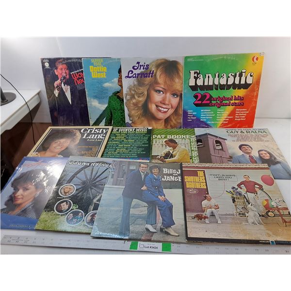 (12) Records- Wayne Newton, Dottie West, Iris Larratt, Misc.