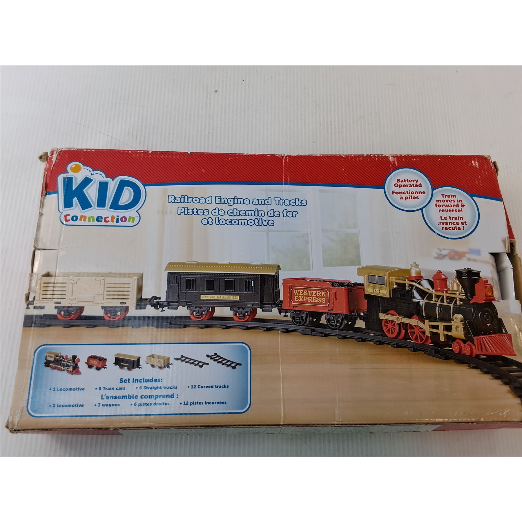 Kid Connection Railroad Engine & Track Set - Bodnarus Auctioneering