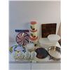Image 1 : Assorted Kitchenware- Burner Covers, Saucers, Mugs, Toaster, Tupperware,Tins - PICK UP
