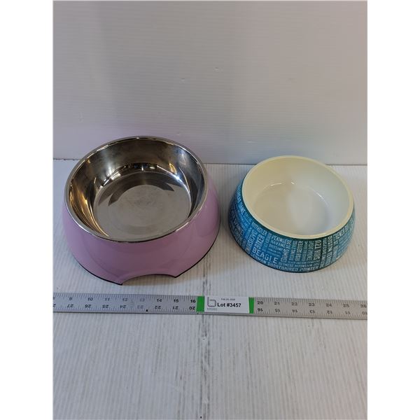 (2) Dog Bowls