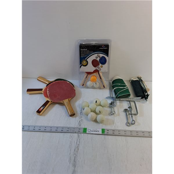 Ping Pong - Nets, Balls, Paddles