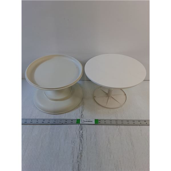 (2) Pie/Cake Stands - PICK UP