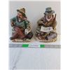 Image 1 : (2) Vintage Ceramic Figurines- Tramps on Bench
