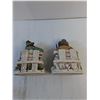 Image 3 : (2) Vintage Ceramic Figurines- Tramps on Bench