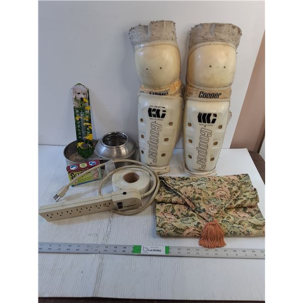 Assorted- Shin Guards, Table Runner, Power Bar, Pet Supply, Mesh Tape - PICK UP