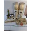 Image 1 : Assorted- Shin Guards, Table Runner, Power Bar, Pet Supply, Mesh Tape - PICK UP