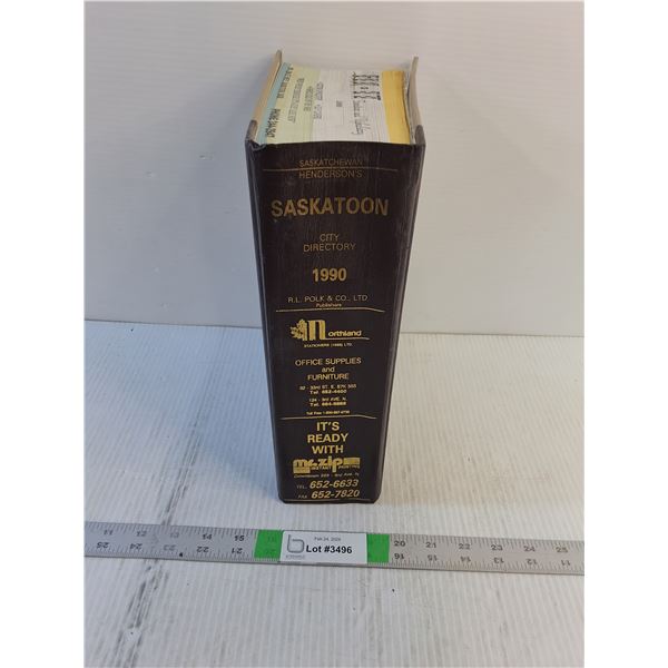 City Directory - Saskatoon, Saskatchewan- 1990
