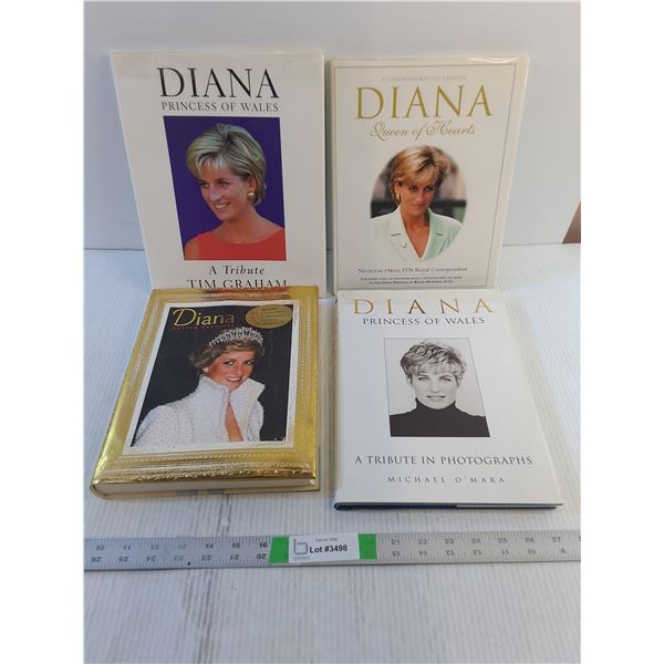 (4) Books- Princess Diana- Multiple Authors