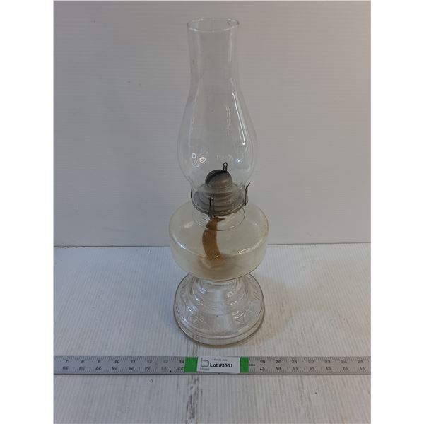 Vintage - White Flame Light Co. Oil Lamp - PICK UP ONLY