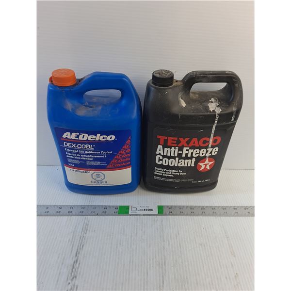(2) Anti-Freeze - 3.78 L NEW - Cannot Ship