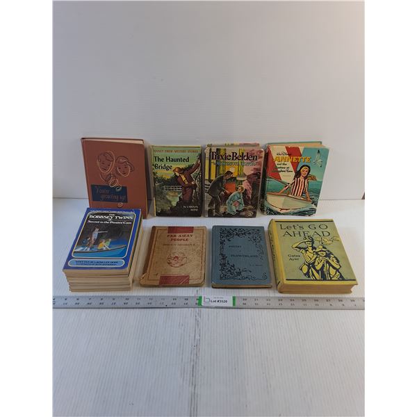 (15) Vintage Books- Multiple Title/Author- The Bobbsey Twins, Nancy Drew, etc