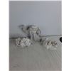 Image 3 : 18 Pc Nativity Set & Glass Candle Holder