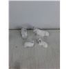 Image 6 : 18 Pc Nativity Set & Glass Candle Holder