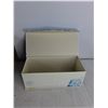 Image 3 : Hockey Themed Tin Container- H 9", Angel Tree Top, Hydrangea Box