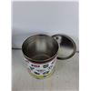 Image 6 : Hockey Themed Tin Container- H 9", Angel Tree Top, Hydrangea Box