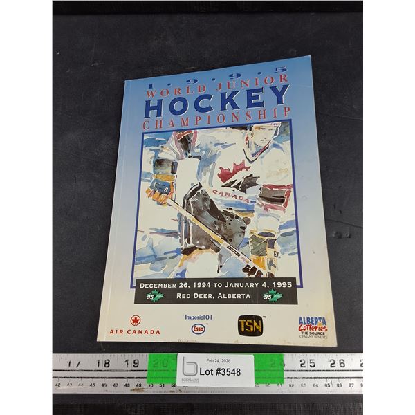 1995 World Junior Hockey Championship Magazine