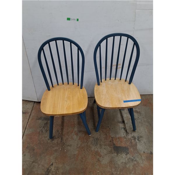 *(2) Wooden Chairs - PICKUP ONLY