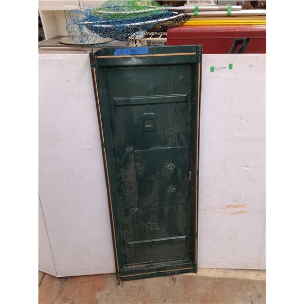 *Vintage Green Steel Locker Door - PICKUP ONLY