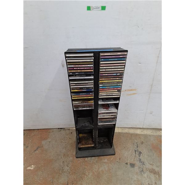 *Plastic CD Organizer & Assorted CDs - Hee Haw Country, Tara Lyn Hart, 50s Dance Party, Misc, PICKUP