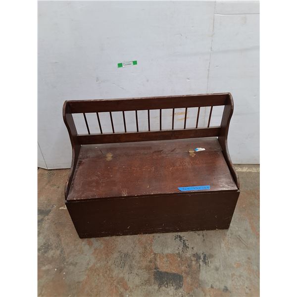 *Vintage Wooden Shoe Bench - PICKUP ONLY
