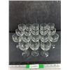 Image 1 : (18) Glass Goblets - PICK UP ONLY