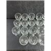 Image 2 : (18) Glass Goblets - PICK UP ONLY