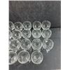 Image 3 : (18) Glass Goblets - PICK UP ONLY