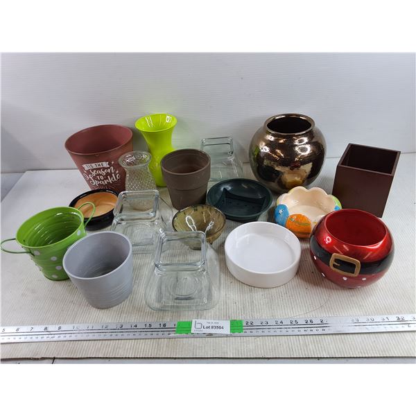 Assorted Planters & Vases - PICK UP