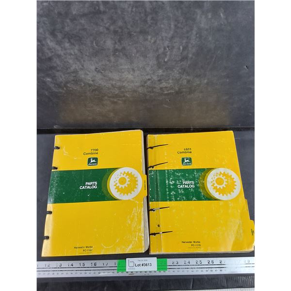 John Deere Parts Catalogues- 6601 & 7700 Combine