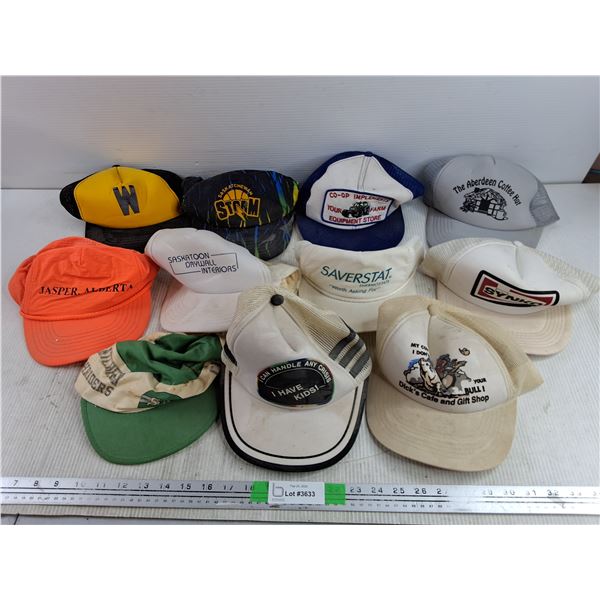 Assorted Caps - Co Op, Synko, Saskatchewan Roughriders
