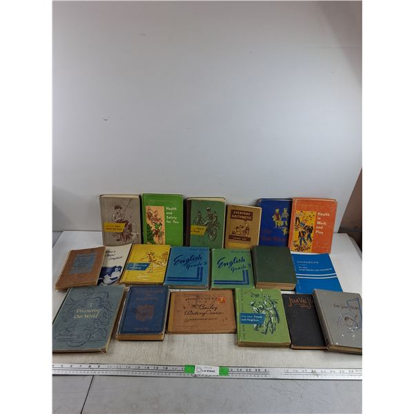 Assorted Books - Everyday Arithmetic, Discovering Our World, Highroads to Reading