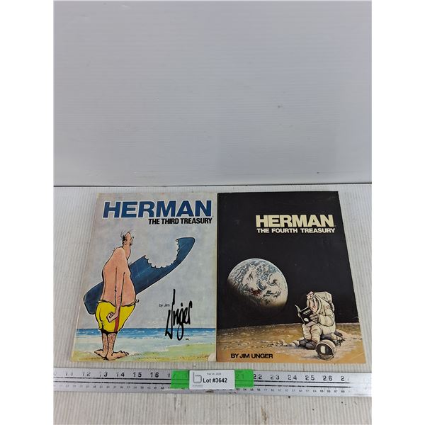 Herman The 3rd & 4th Treasury Books by Jim Unger