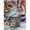 Image 6 : Booster Cables, Light Up Halloween Pumpkin, Candlesticks, Scraper, First Aid Kit, Misc