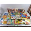 Image 1 : Assorted VHS & Books - Mulan, Archie Double Digest, Questions Kids Ask