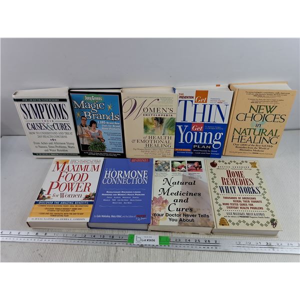 Assorted Books - Women's Encyclopedia, The Hormone Connection, Maximum Food Power for Women