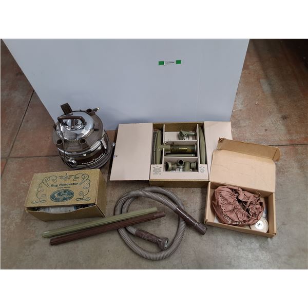 *Vintage Filter Queen Vacuum Cleaner w/Accessories & Rug Renovator Kit - As Is, PICKUP ONLY