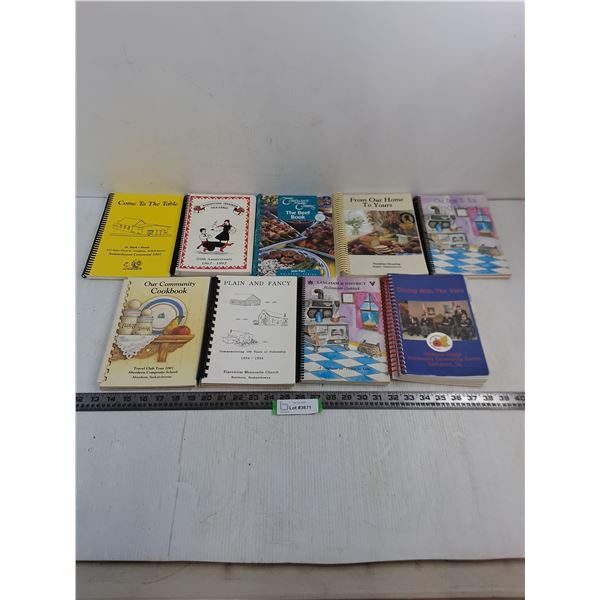 (9) Cooking/Recipe Books - Some Regional