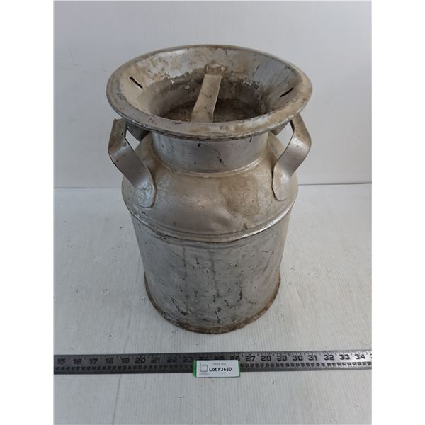 Vintage Cream Can - 15" High x 11" Diameter -PICK UP
