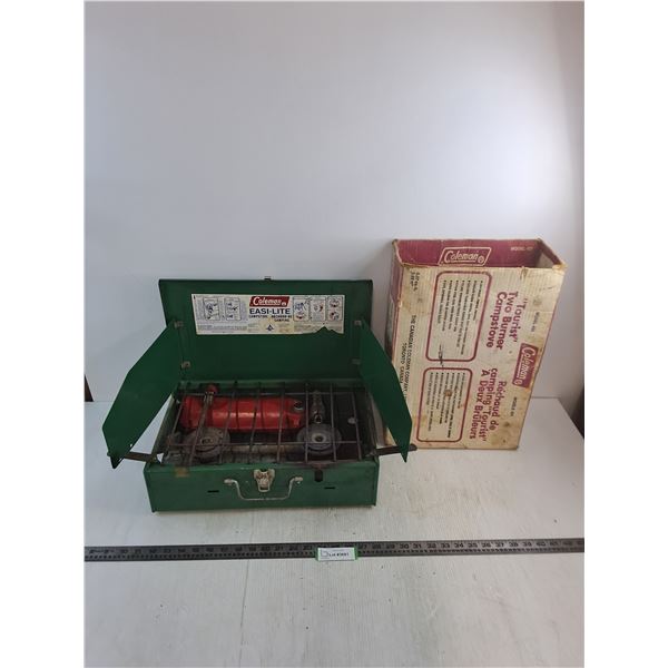 Vintage Coleman Easi-Lite Campstove w/Stand & Original Box - 17x12x5" - Cannot Ship