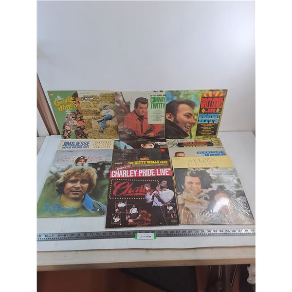 (15) Mostly Country LP Records
